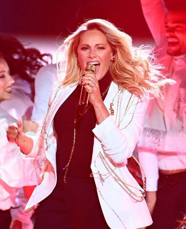 Helene Fischer in der ZDF-Unterhaltungsshow „Wetten, dass.. ?“ live aus der Messehalle Nürnberg.