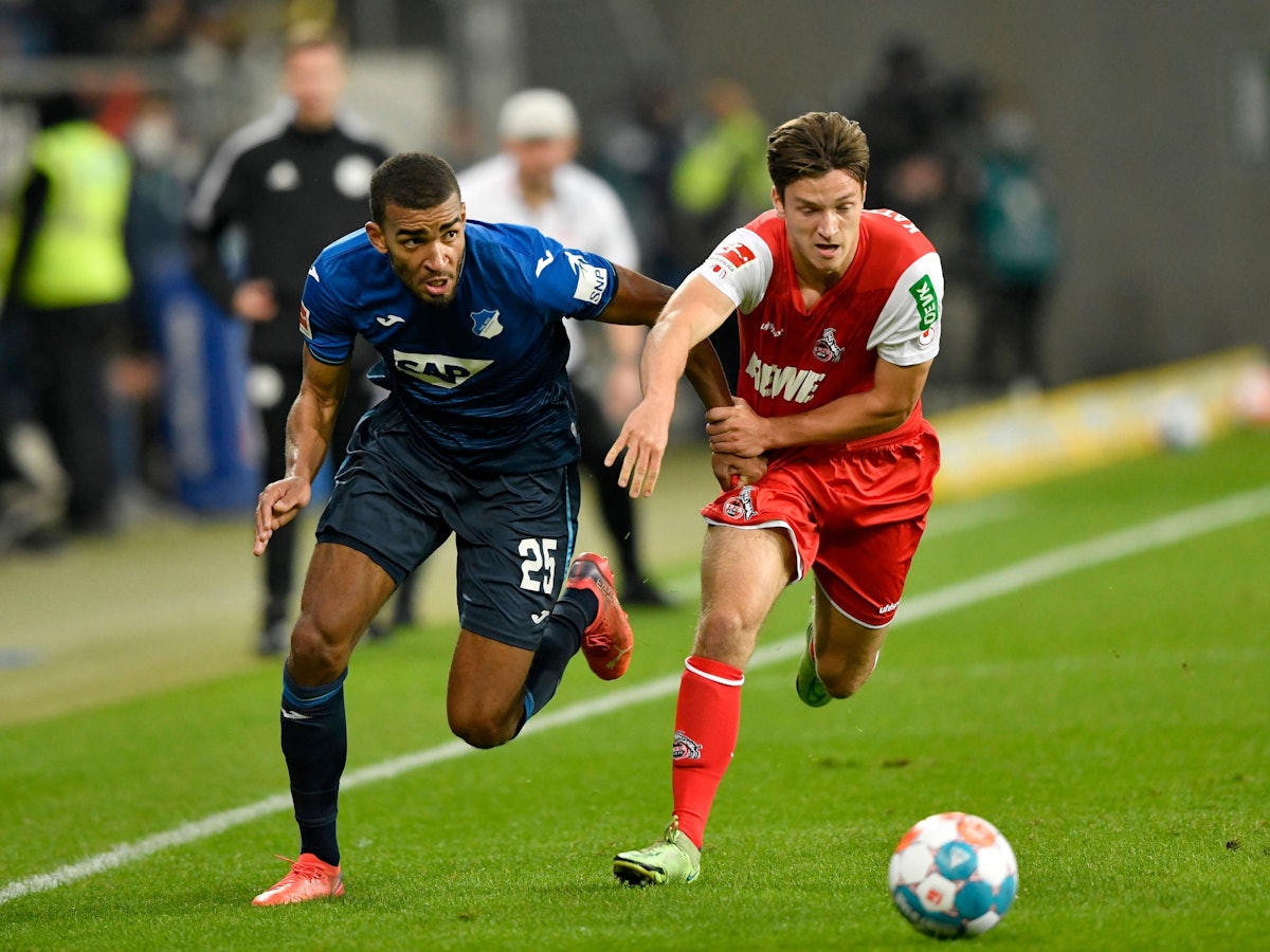 Noah Katterbach spielt für den 1. FC Köln gegen die TSG Hoffenheim.