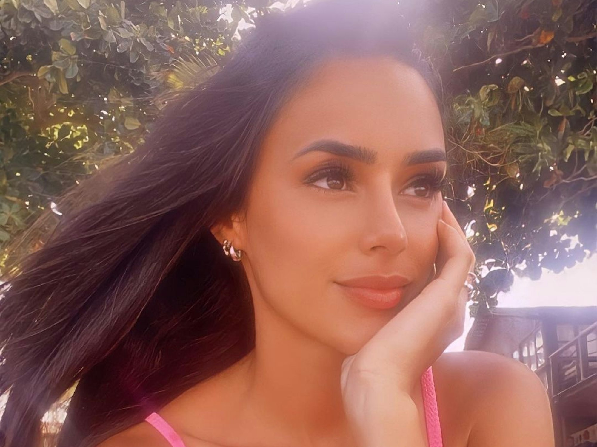 Das brasilianische Model Bruna Biancardi und Fußball-Superstar Neymar sind ein Paar. Hier posiert die Brasilianerin für Selfie, das sie am 4. Februar 2021 auf ihrem Instagram-Kanal veröffentlichte. 
Foto am 18.01.2022 von Anton Kostudis zum Zweck der Berichterstattung heruntergeladen.