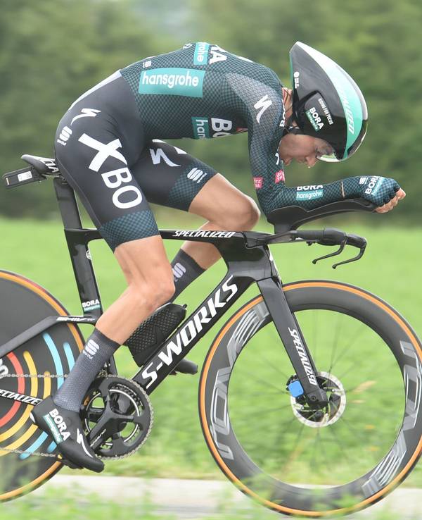 Tour de France, 5. Etappe 2021: Emanuel Buchmann beim Einzelzeitfahren.