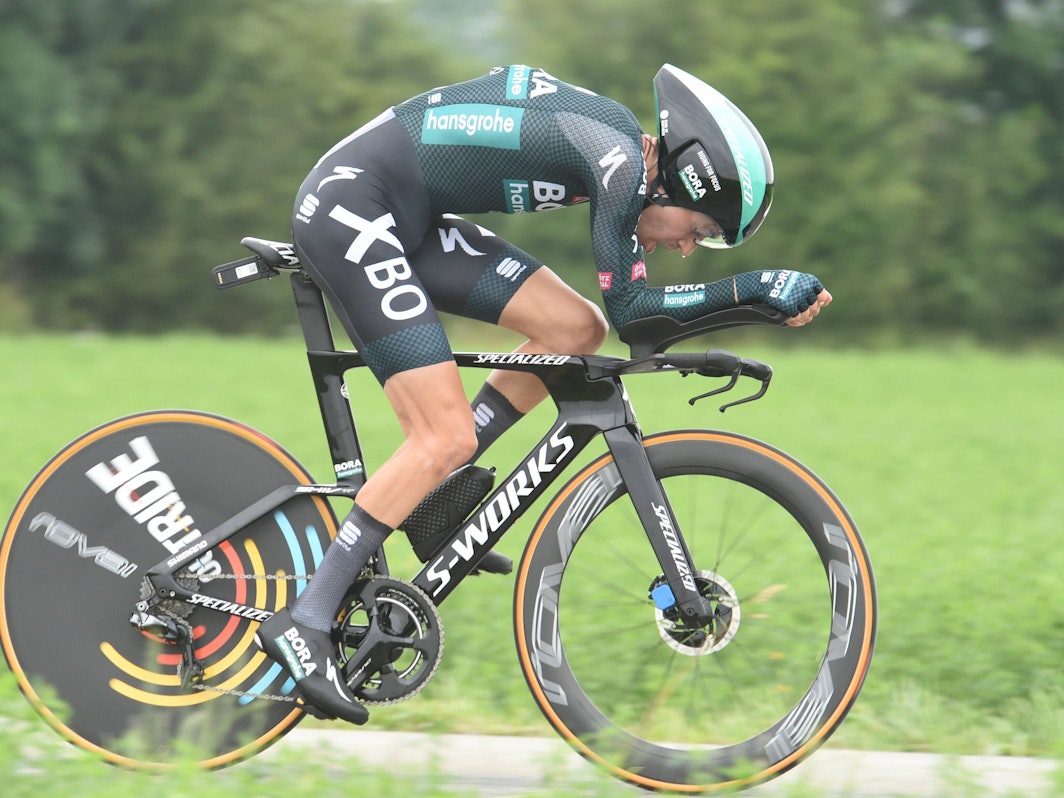 Tour de France, 5. Etappe 2021: Emanuel Buchmann beim Einzelzeitfahren.