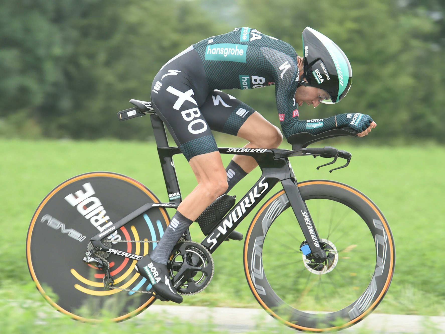 Tour de France, 5. Etappe 2021: Emanuel Buchmann beim Einzelzeitfahren.
