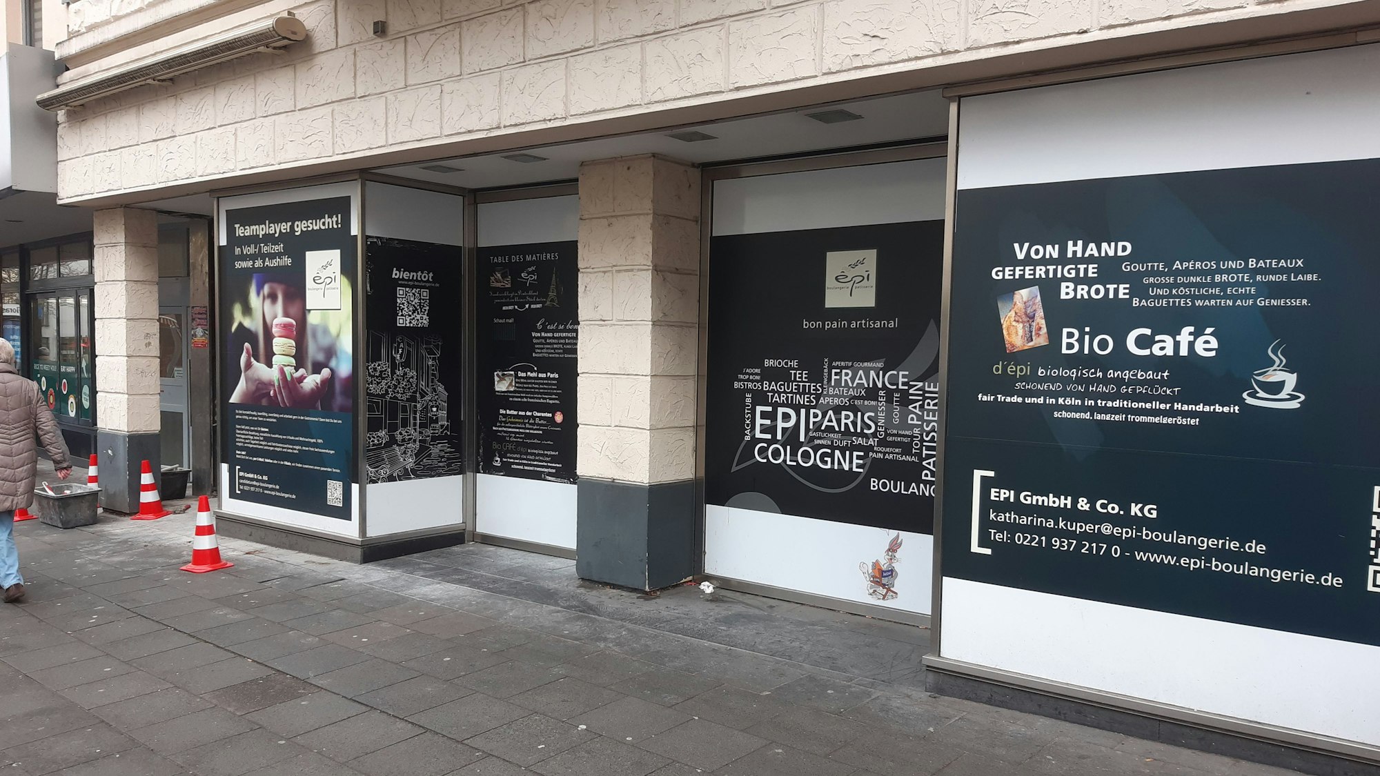 Der Standort der Epi-Boulangerie aus nächster Nähe.