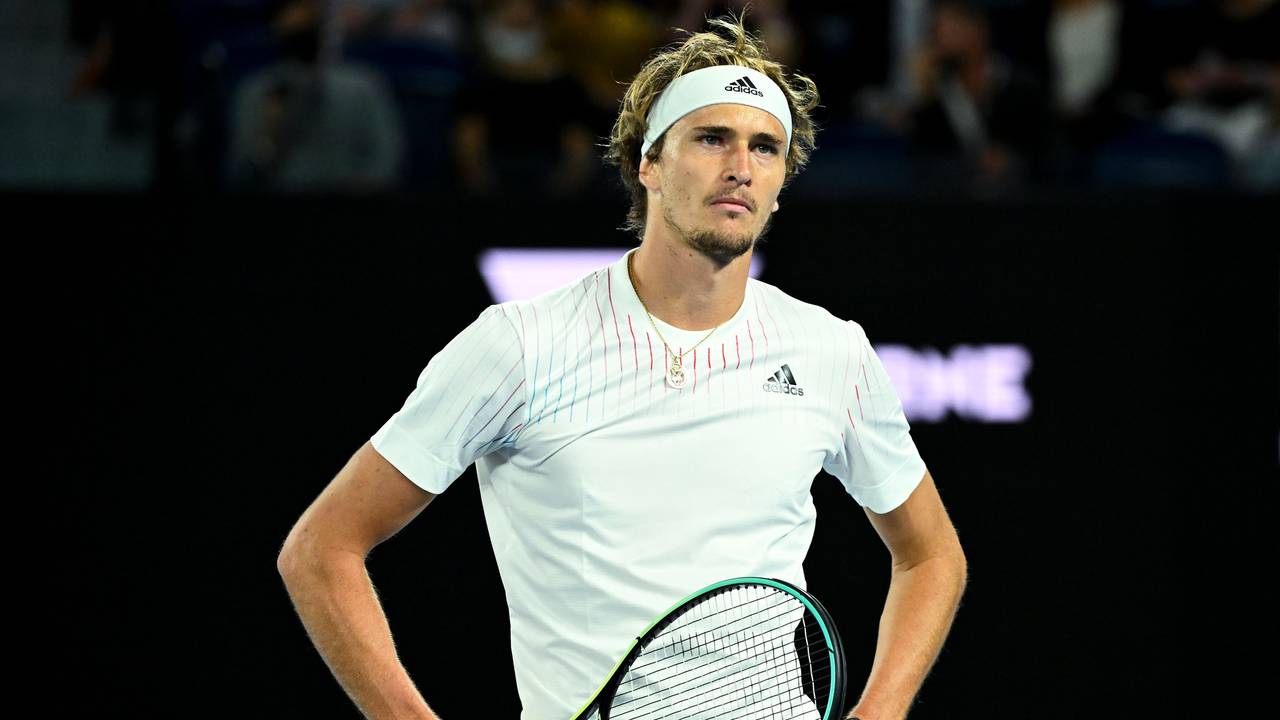 Tennis: Grand Slam - Australian Open, ATP-Tour, Einzel, Herren, 1. Runde, Zverev (Deutschland) - Altmaier (Deutschland): Das Foto wurde am 17. Januar 2022 aufgenommen.