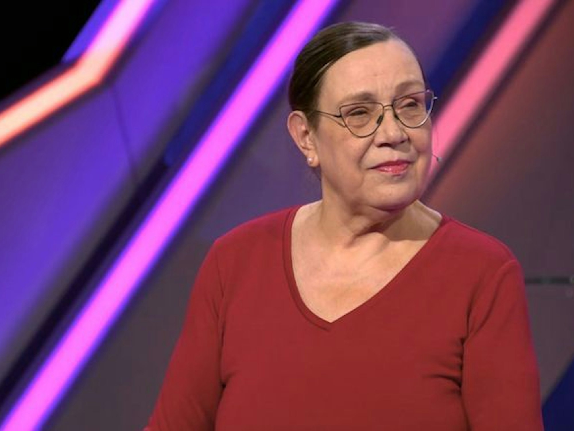 Ex-Millionärin Elfriede Awadalla bei "Gipfel der Quizgiganten" vom 17. Januar 2022.