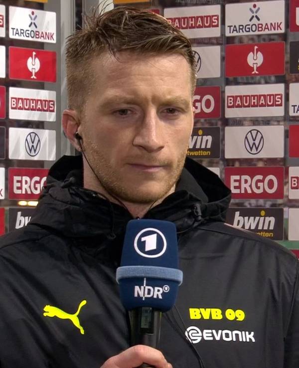 Marco Reus im TV-Interview mit der ARD.