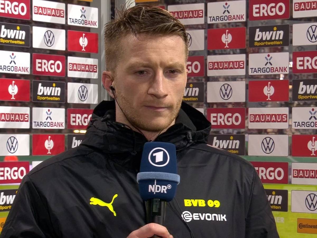 Marco Reus im TV-Interview mit der ARD.