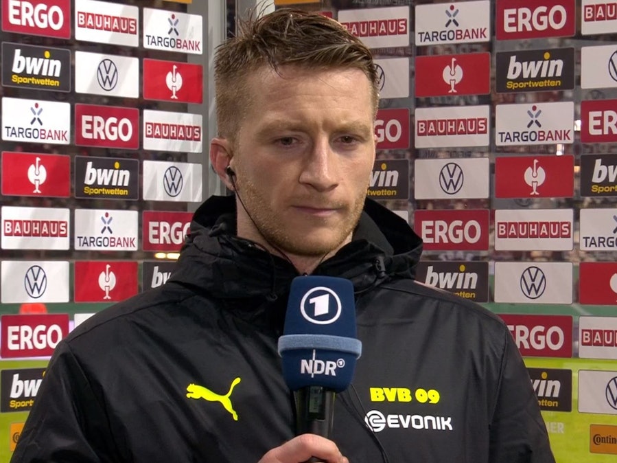 Marco Reus im TV-Interview mit der ARD.