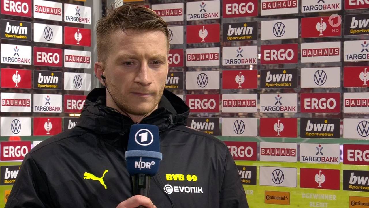 Marco Reus im TV-Interview mit der ARD.