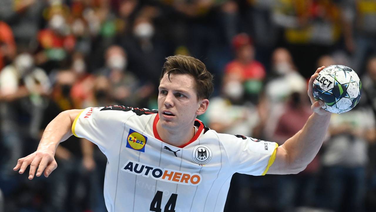 Handball-EM: Deutschlands Christoph Steinert in Aktion.