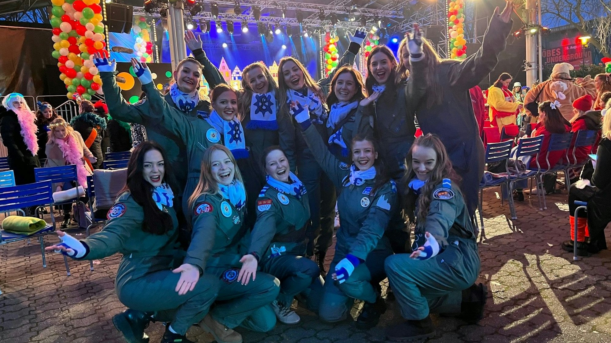 Luftflotte im Tanzbrunnen am 19. Januar 2022