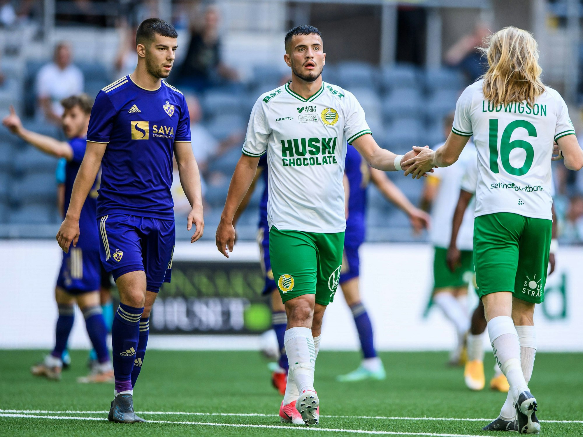 Robert Voloder im Spiel gegen Hammarby