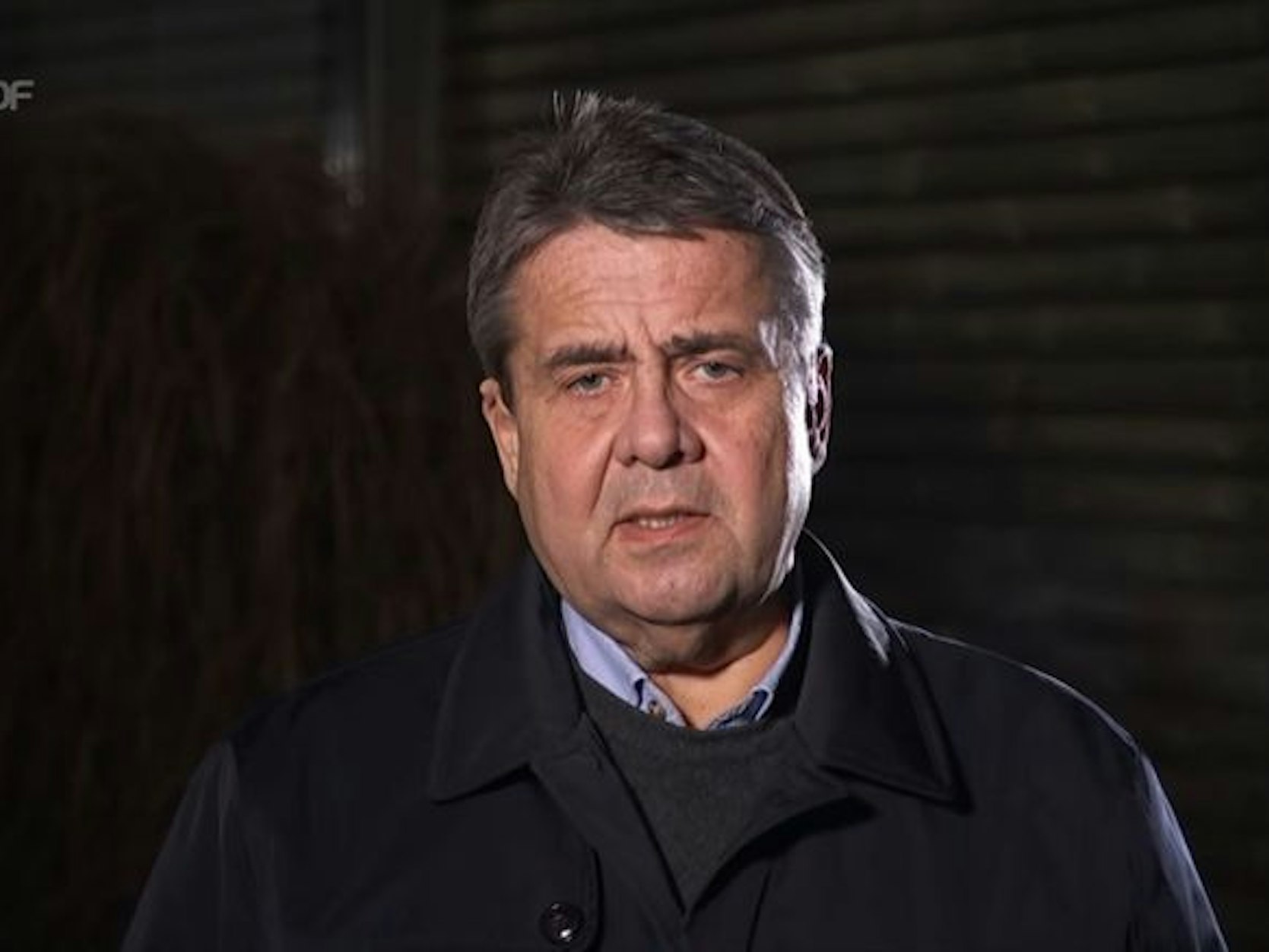 Der ehemalige Außenminister Sigmar Gabriel im "heute journal" vom 18. Januar 2022.