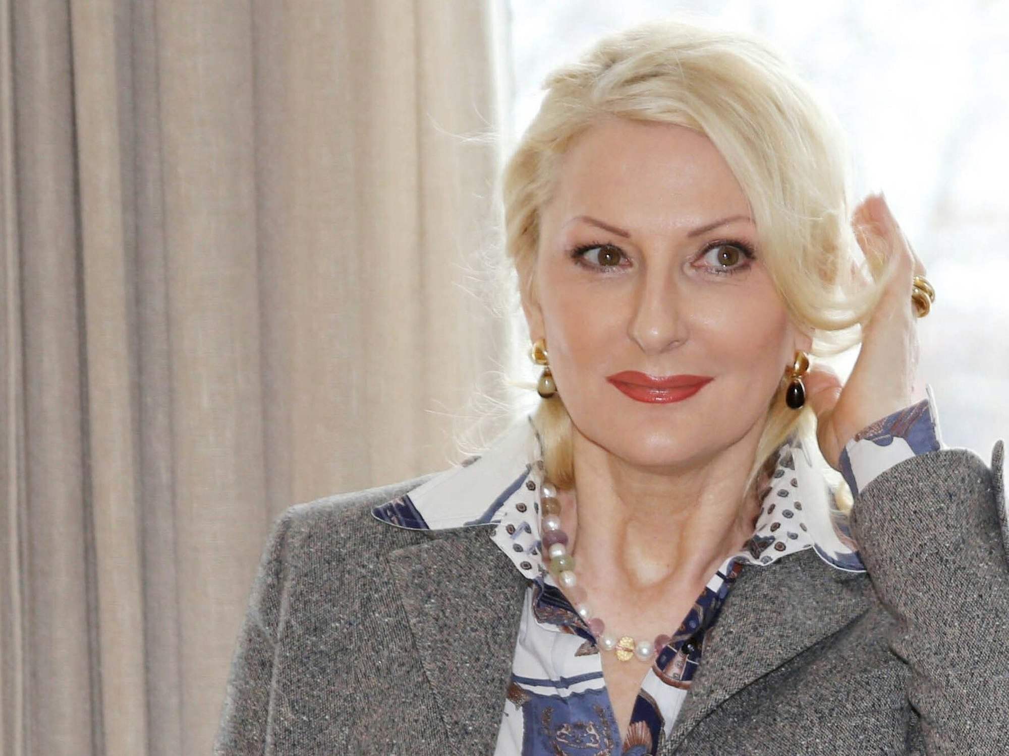 Désirée Nick: Ihr Sohn Oscar Prinz von Hannover wird von ihr ganz gern mal bei Instagram auf einem Foto gepostet. Doch begeistert den Junior der Kabarettistin nicht - nun zieht er Konsequenzen. Unser Archiv-Bild zeigt Nick 2013.