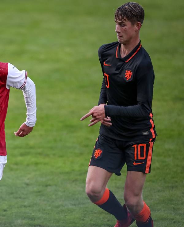 Österreichs Jugendnationalspieler Nicolas Bajlicz bei einem U18-Turnier in seiner Heimat Österreich.