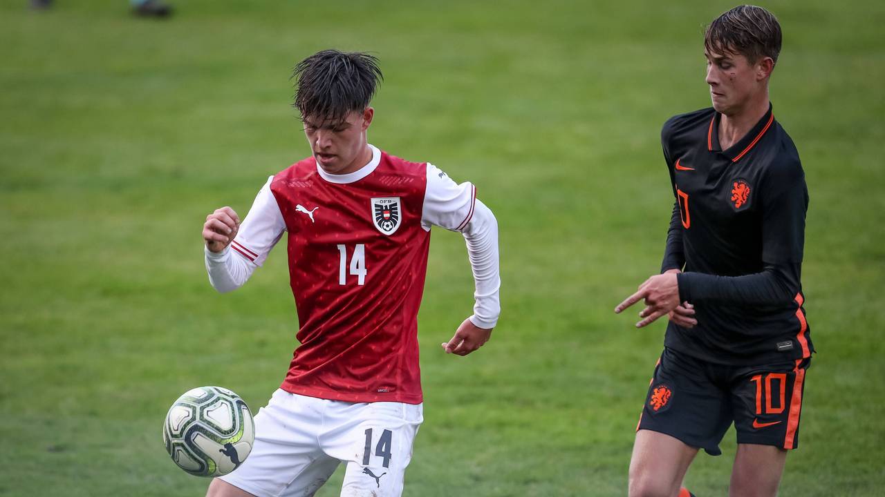 Österreichs Jugendnationalspieler Nicolas Bajlicz bei einem U18-Turnier in seiner Heimat Österreich.