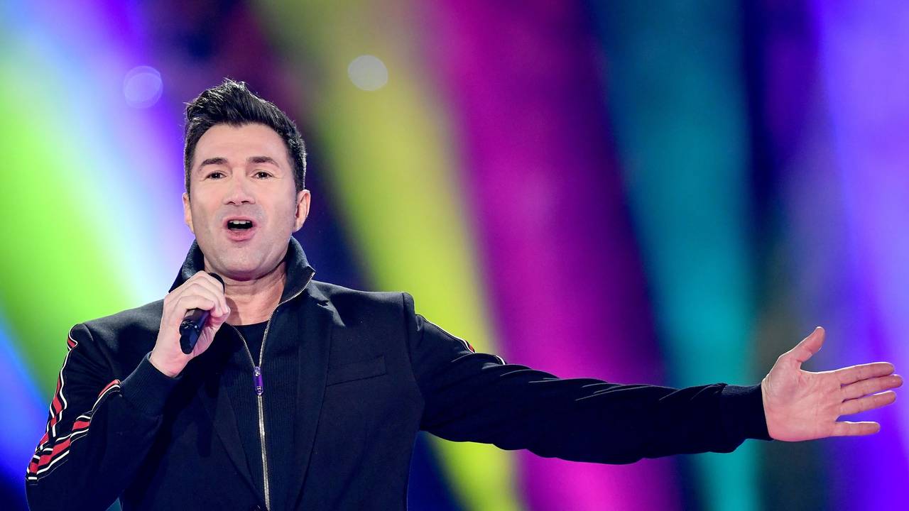 Lucas Cordalis steht bei der Show "Schlagerchampions – Das große Fest der Besten" auf der Bühne.