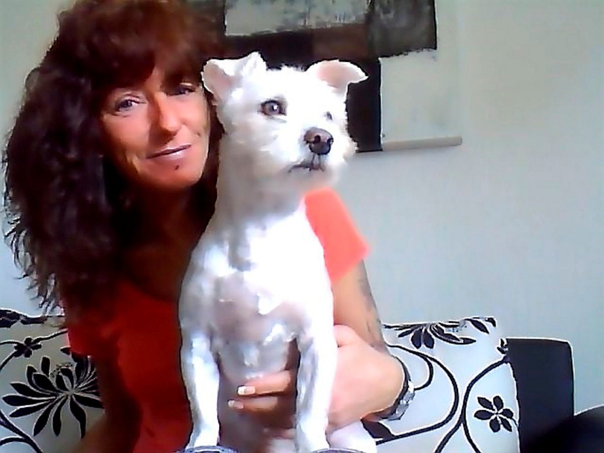 Iris Busch mit Hund Tyson