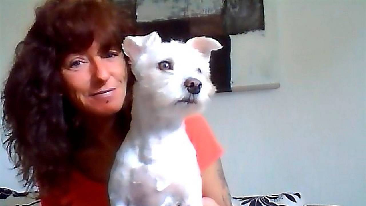 Iris Busch mit Hund Tyson