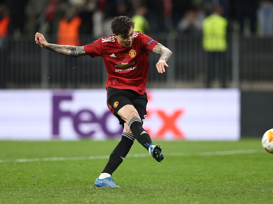 Victor Lindelöf (Manchester United) in Aktion.