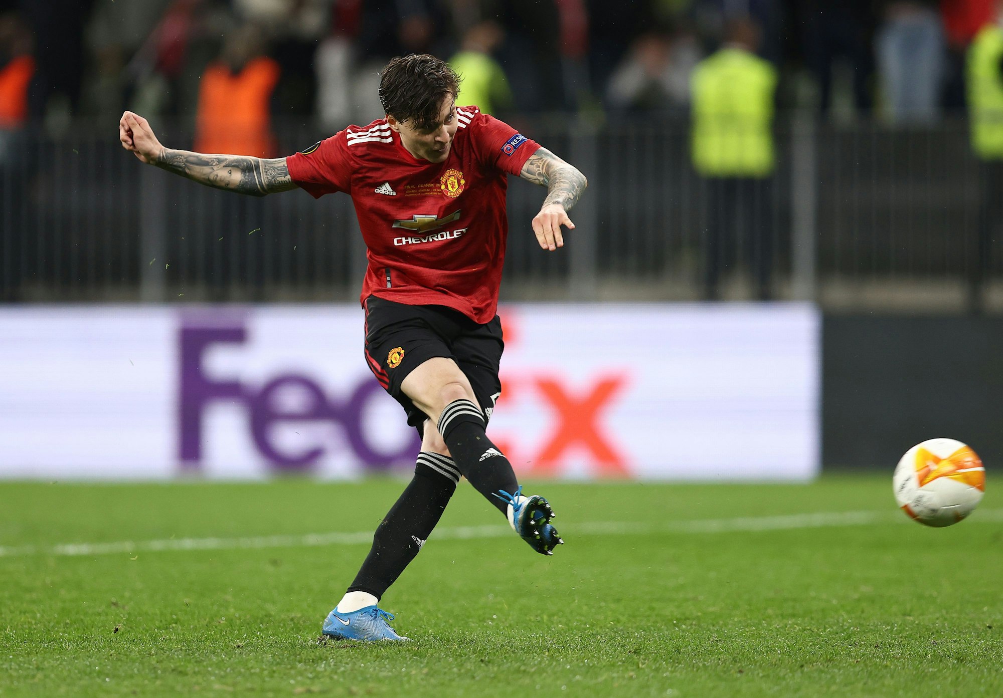 Victor Lindelöf (Manchester United) in Aktion.