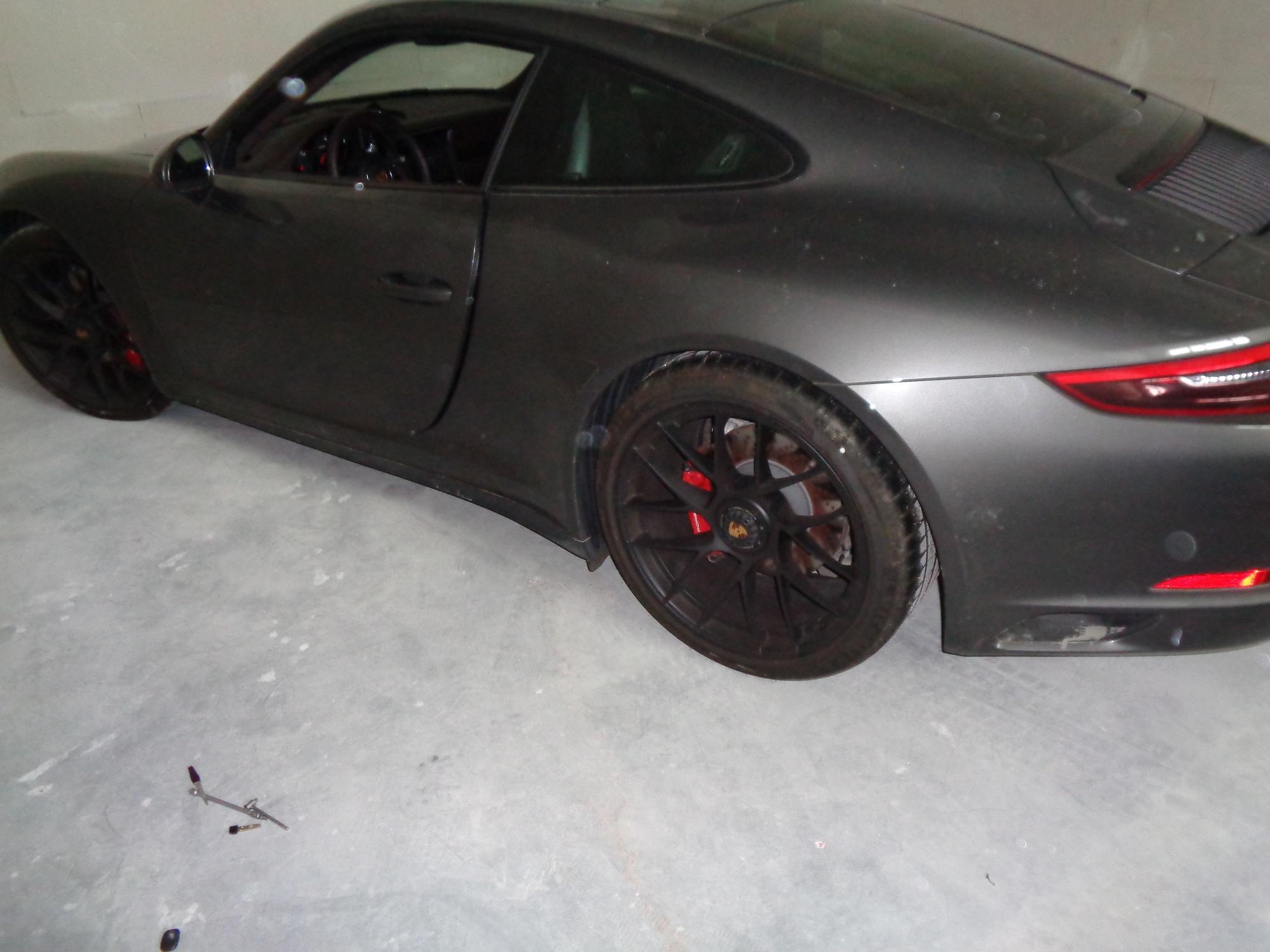 Porsche Carrera 4 GTS im Wert von 100.000 Euro, der durch die Polizei sichergestellt wurde.