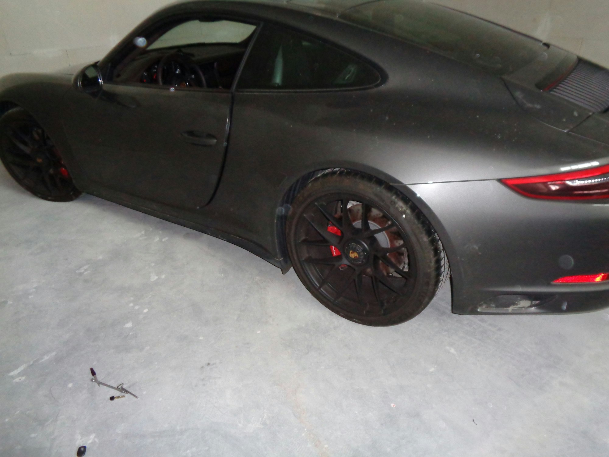 Porsche Carrera 4 GTS im Wert von 100.000 Euro, der durch die Polizei sichergestellt wurde.