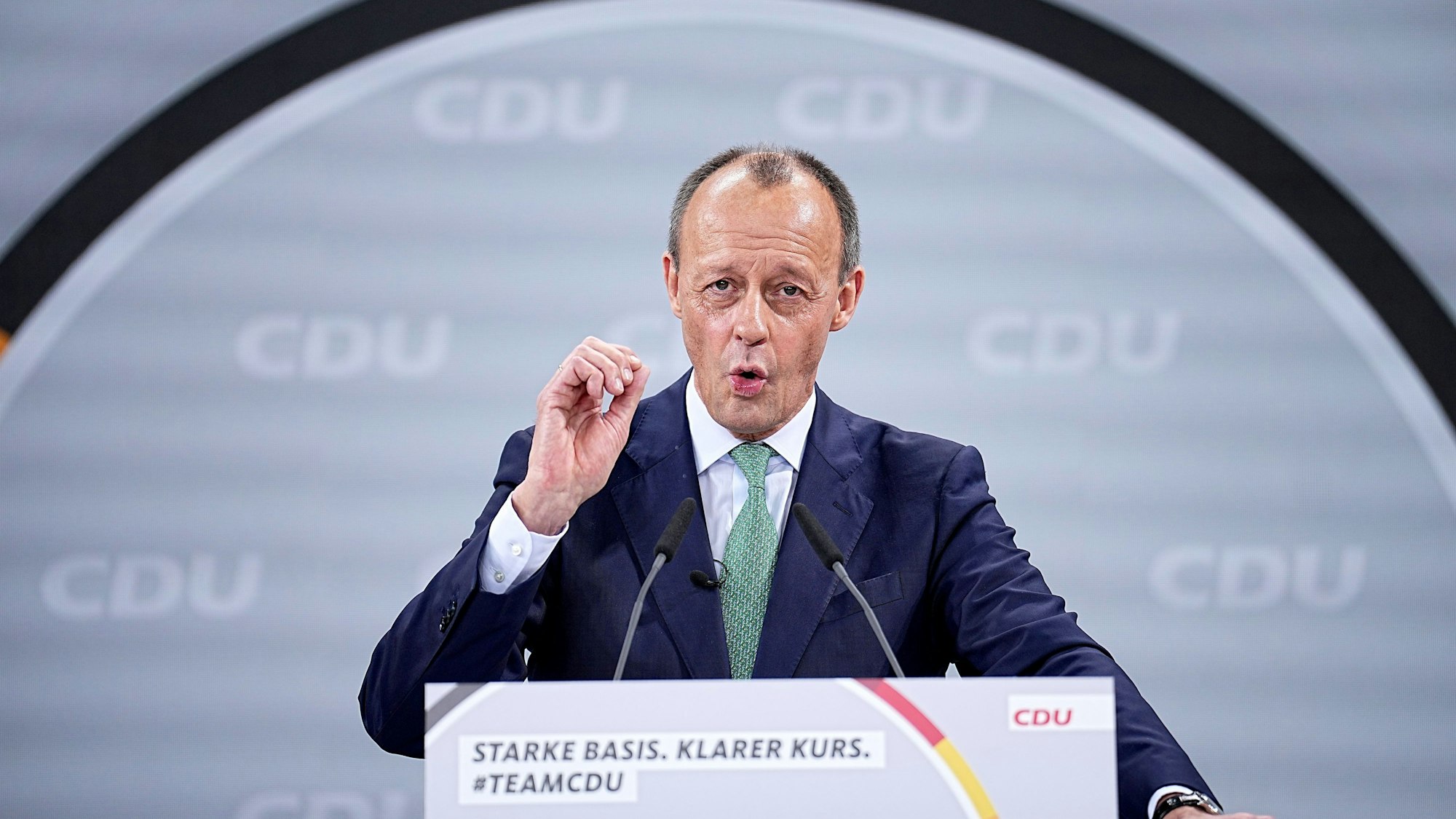 Friedrich Merz wurde zum CDU-Vorsitzenden gewählt.