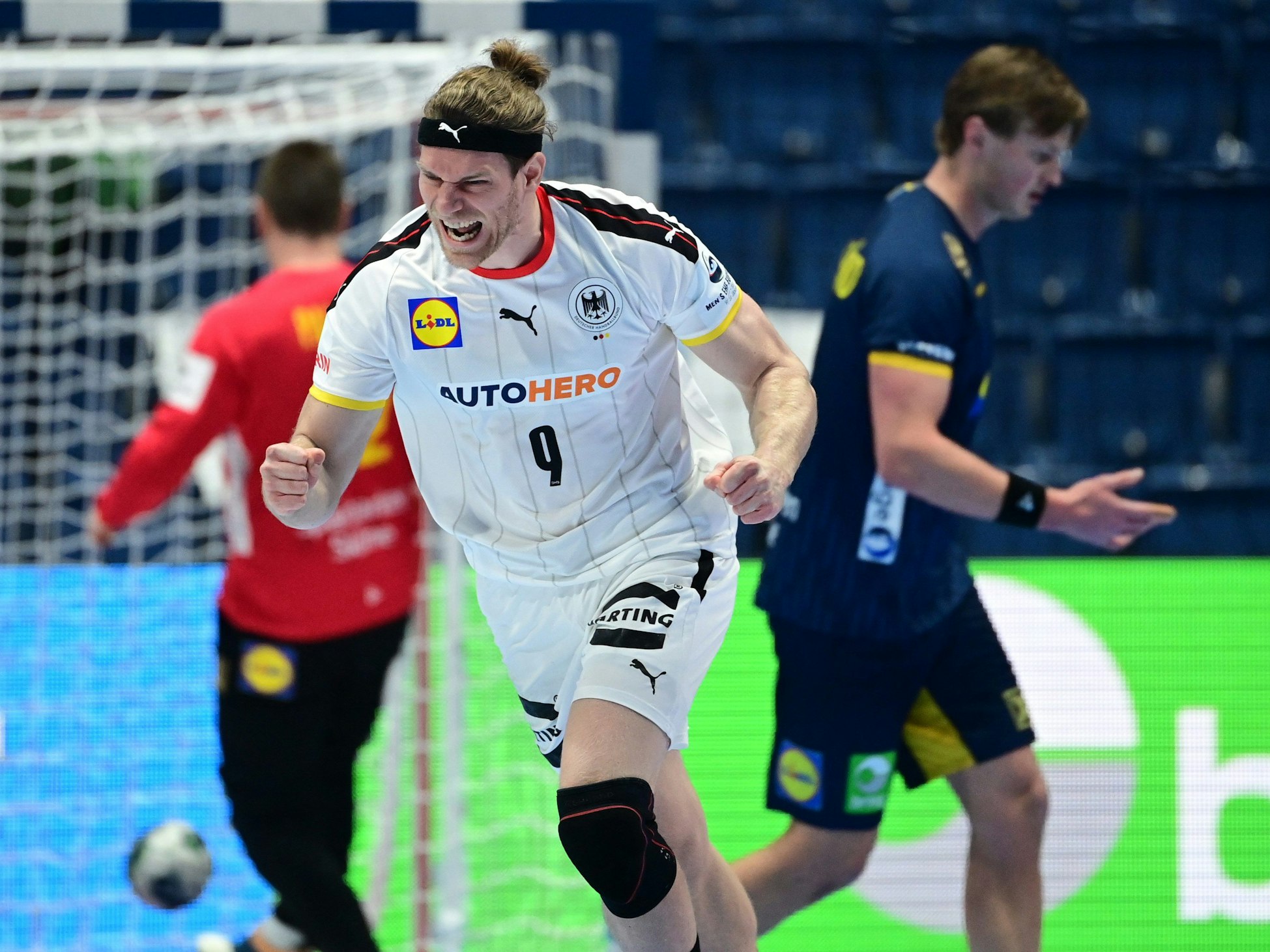 Deutschlands Tobias Reichmann jubelt.