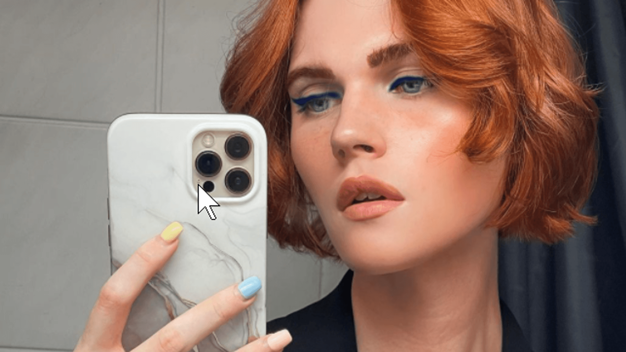Das Selfie von sich postete Lucy Hellenbrecht am 2. Oktober 2021 auf ihrem Instagram-Kanal.