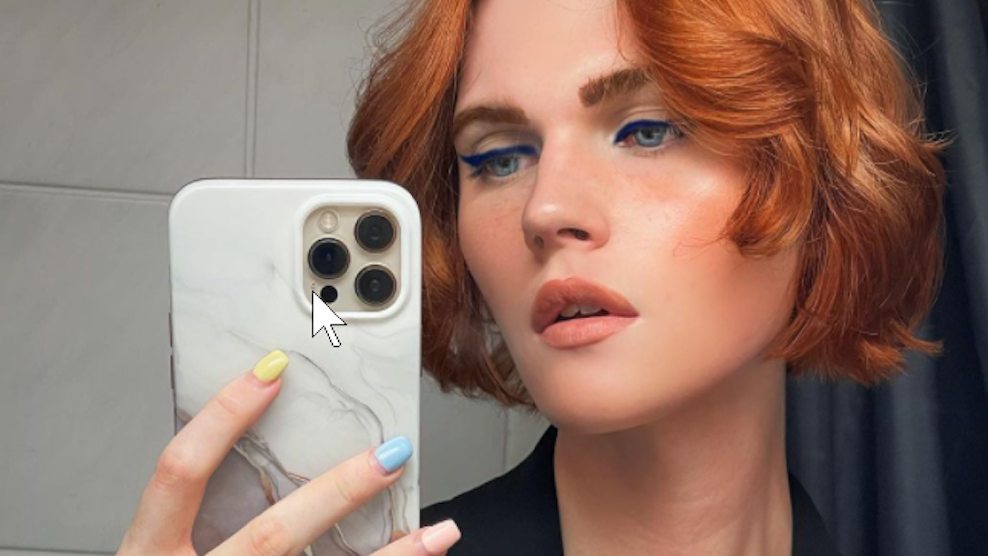 Das Selfie von sich postete Lucy Hellenbrecht am 2. Oktober 2021 auf ihrem Instagram-Kanal.