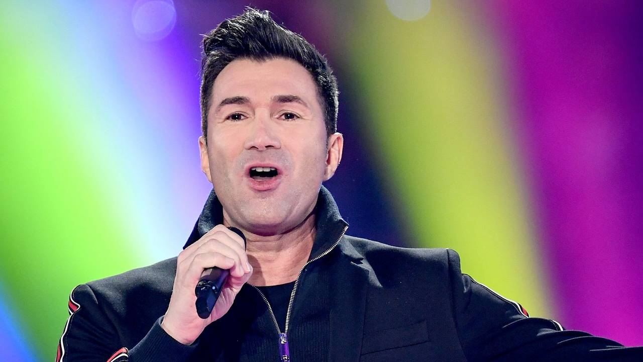 Lucas Cordalis steht bei der Show "Schlagerchampions – Das große Fest der Besten" auf der Bühne. Das Bild entstand am 11. Januar 2020.