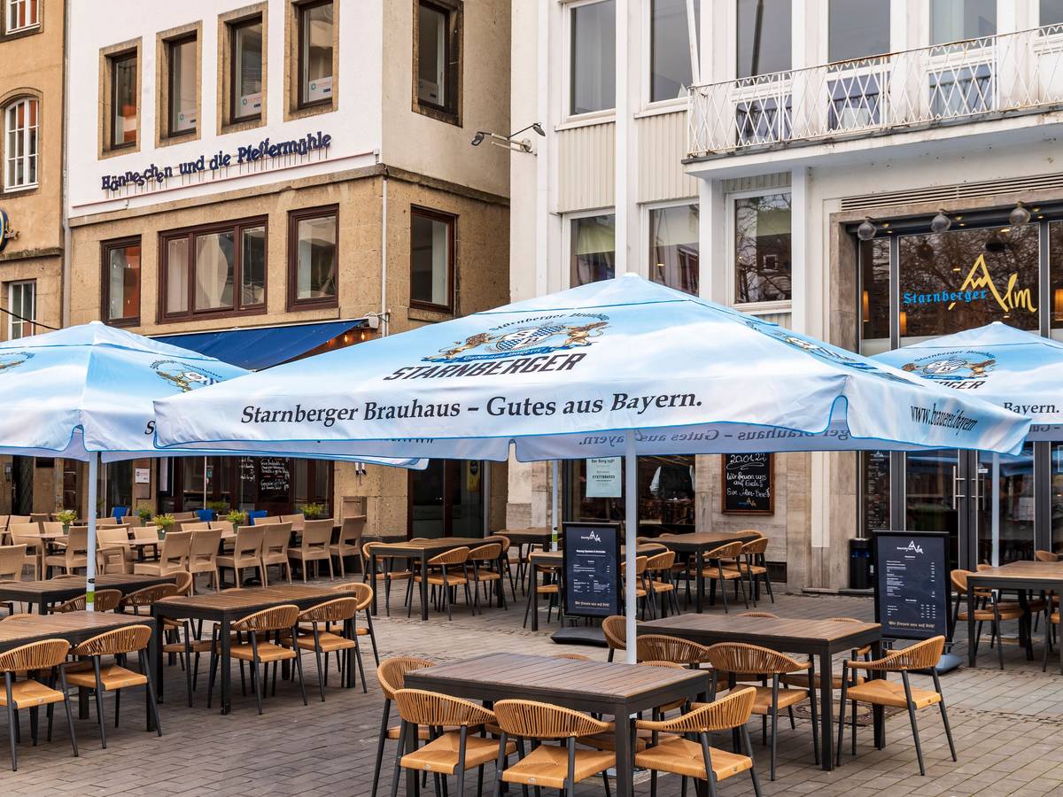 Gastronomie-Neueröffnung auf dem Heumarkt in der Kölner Altstadt: Das Bayerische Restaurant Starnberger Alm.
