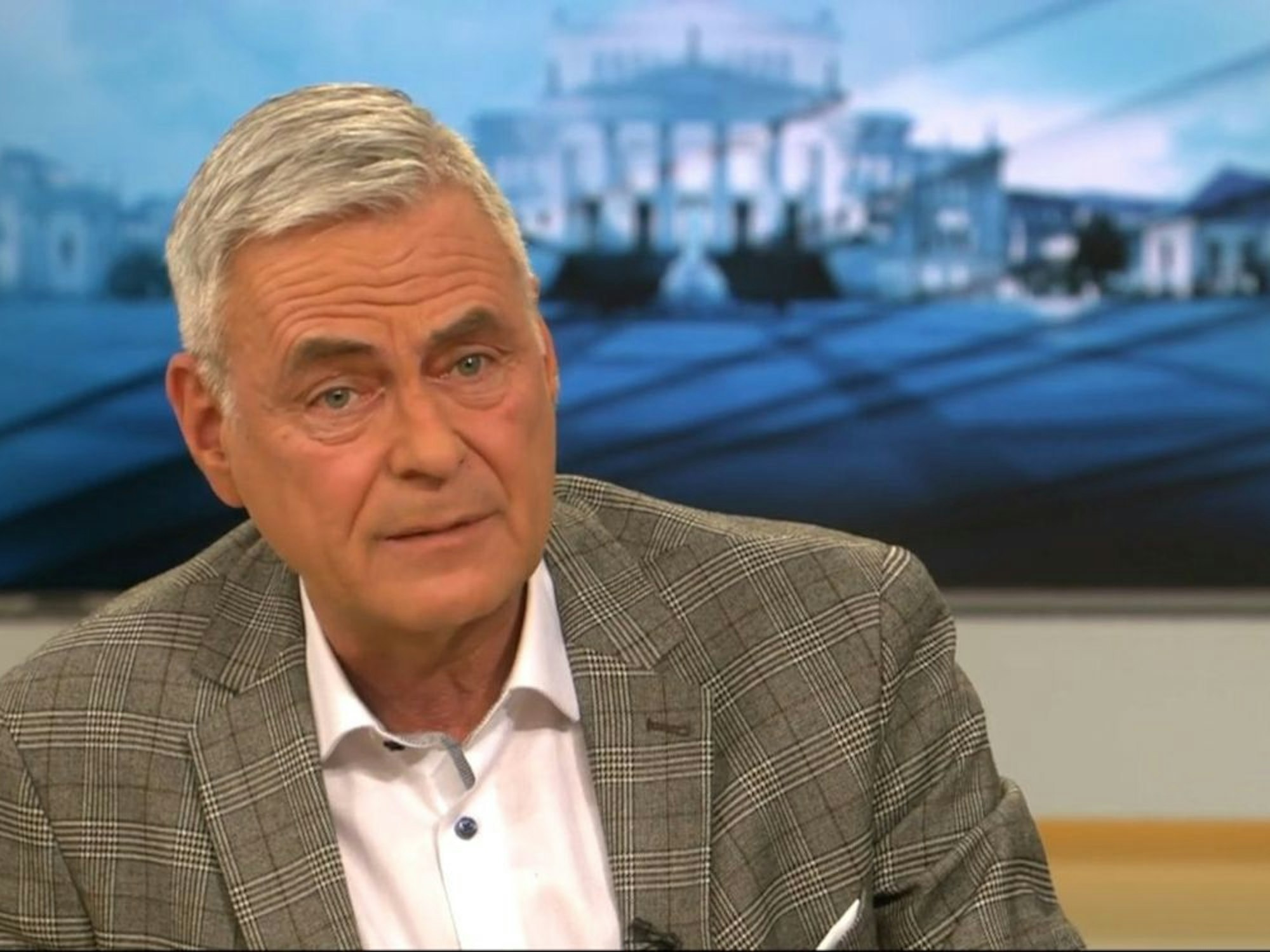 Intensivmediziner Uwe Janssens bei Anne Will am 23. Januar 2022.