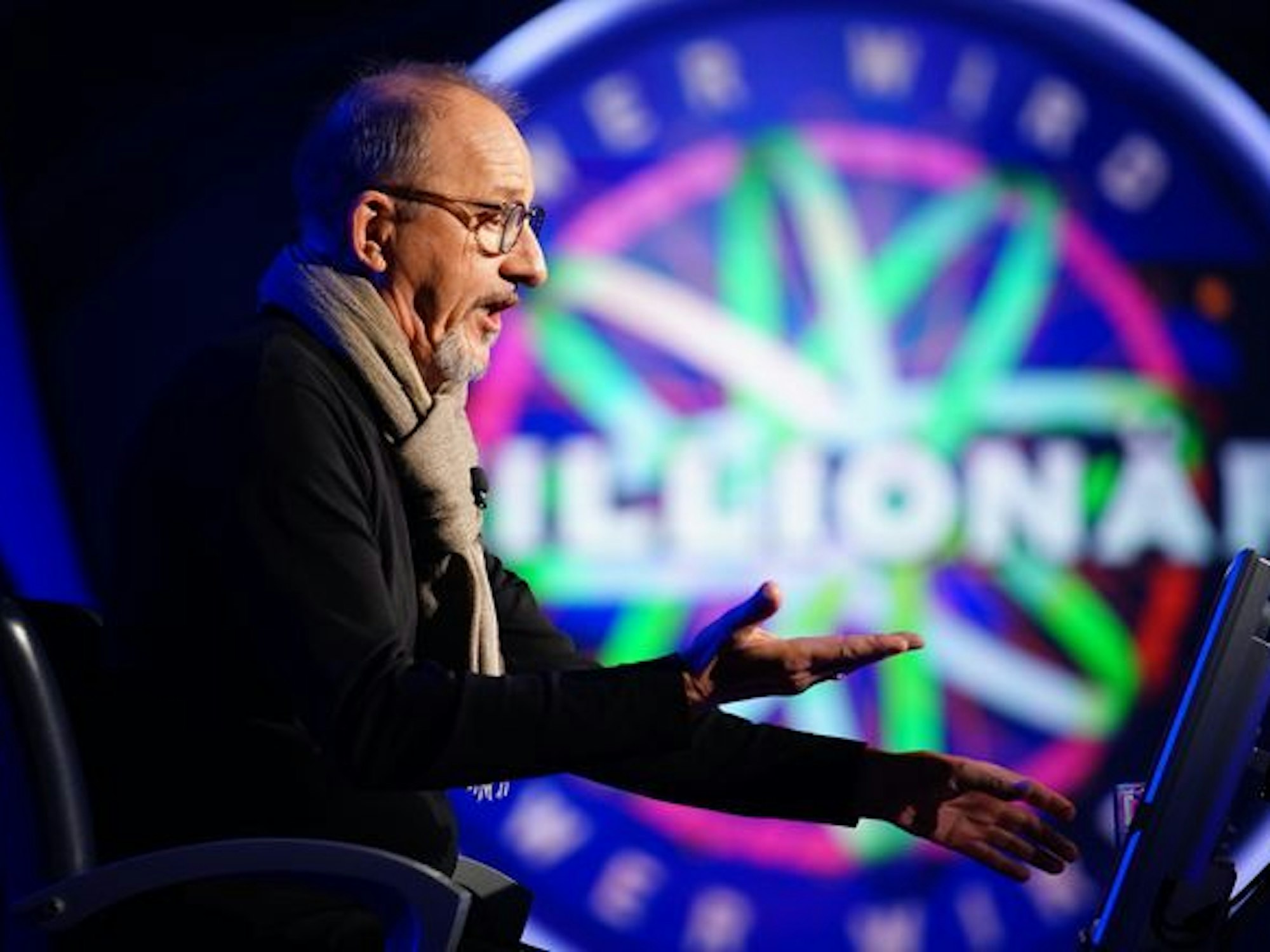 Hans Merten (60) bei „Wer wird Millionär“ am 24. Januar 2022.