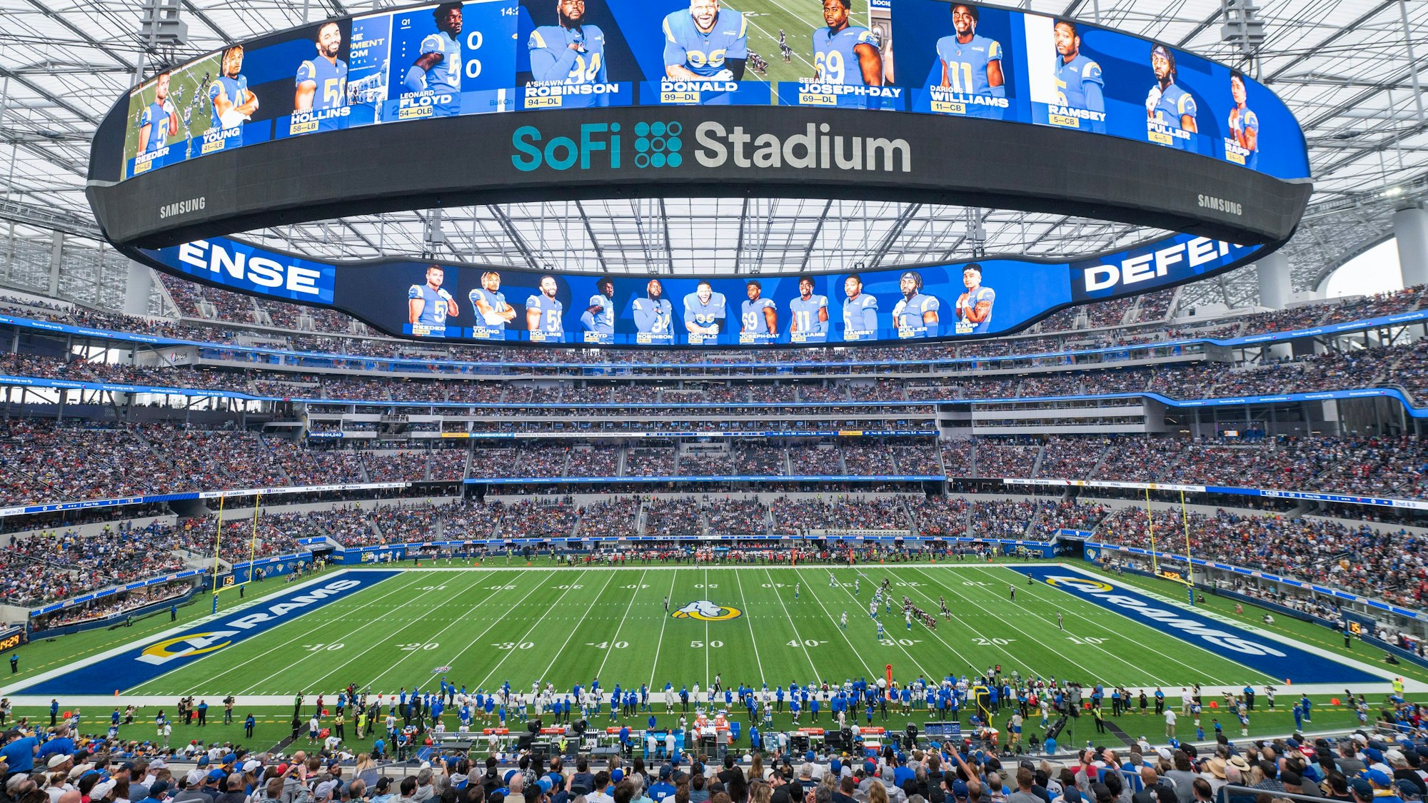 Das ultramoderna SoFi Stadium in Los Angeles.