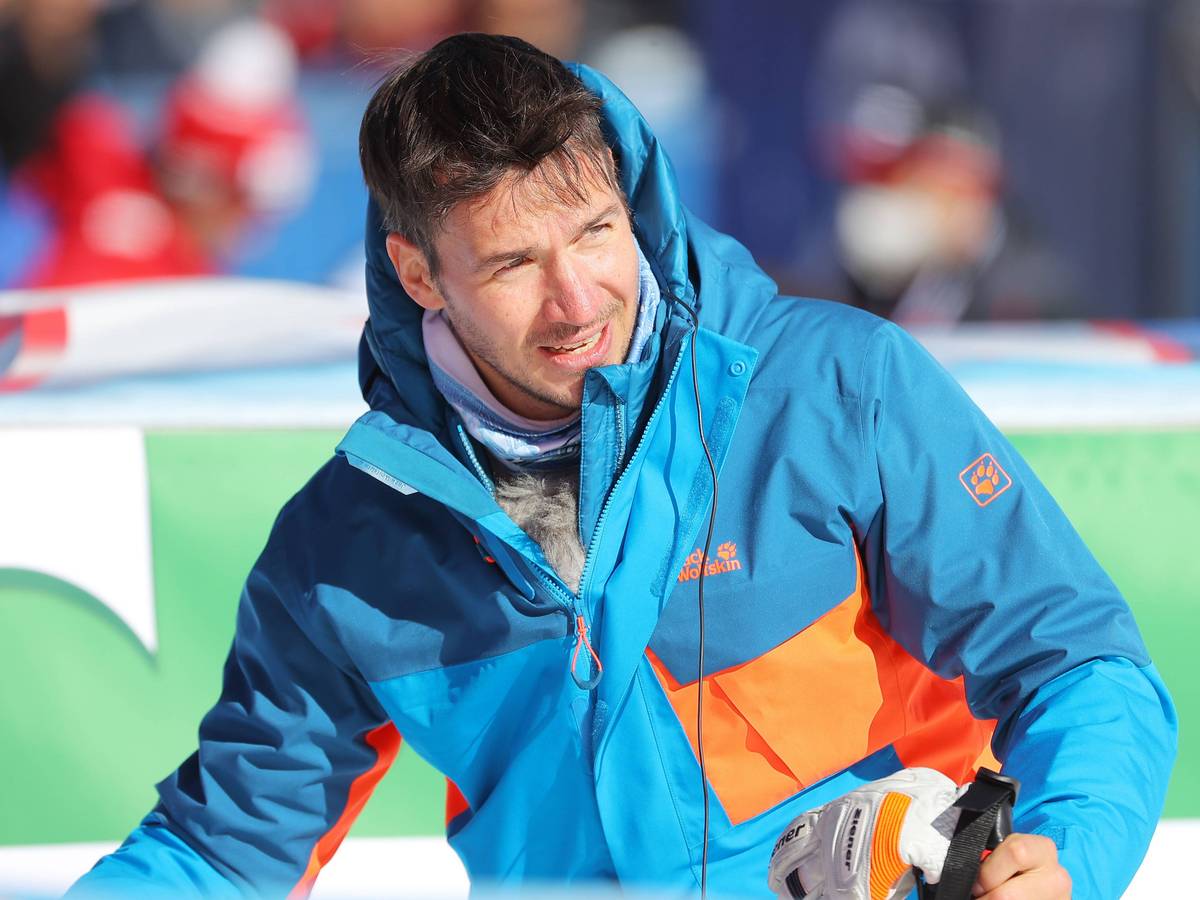 Felix Neureuther als ARD-Experte in Sölden.