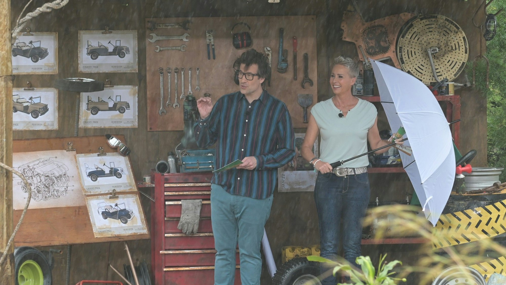 Die Dschungelcamp-Moderatoren Daniel Hartwich und Sonja Zietlow.