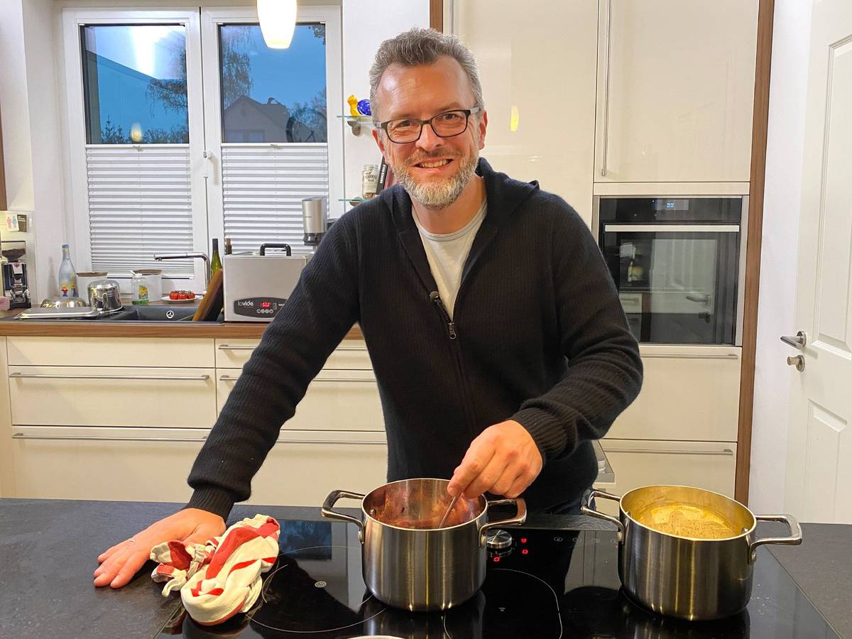 „Das perfekte Dinner“-Kandidat Jens-Michael in der Ausgabe vom Freitag (27. Januar 2022).