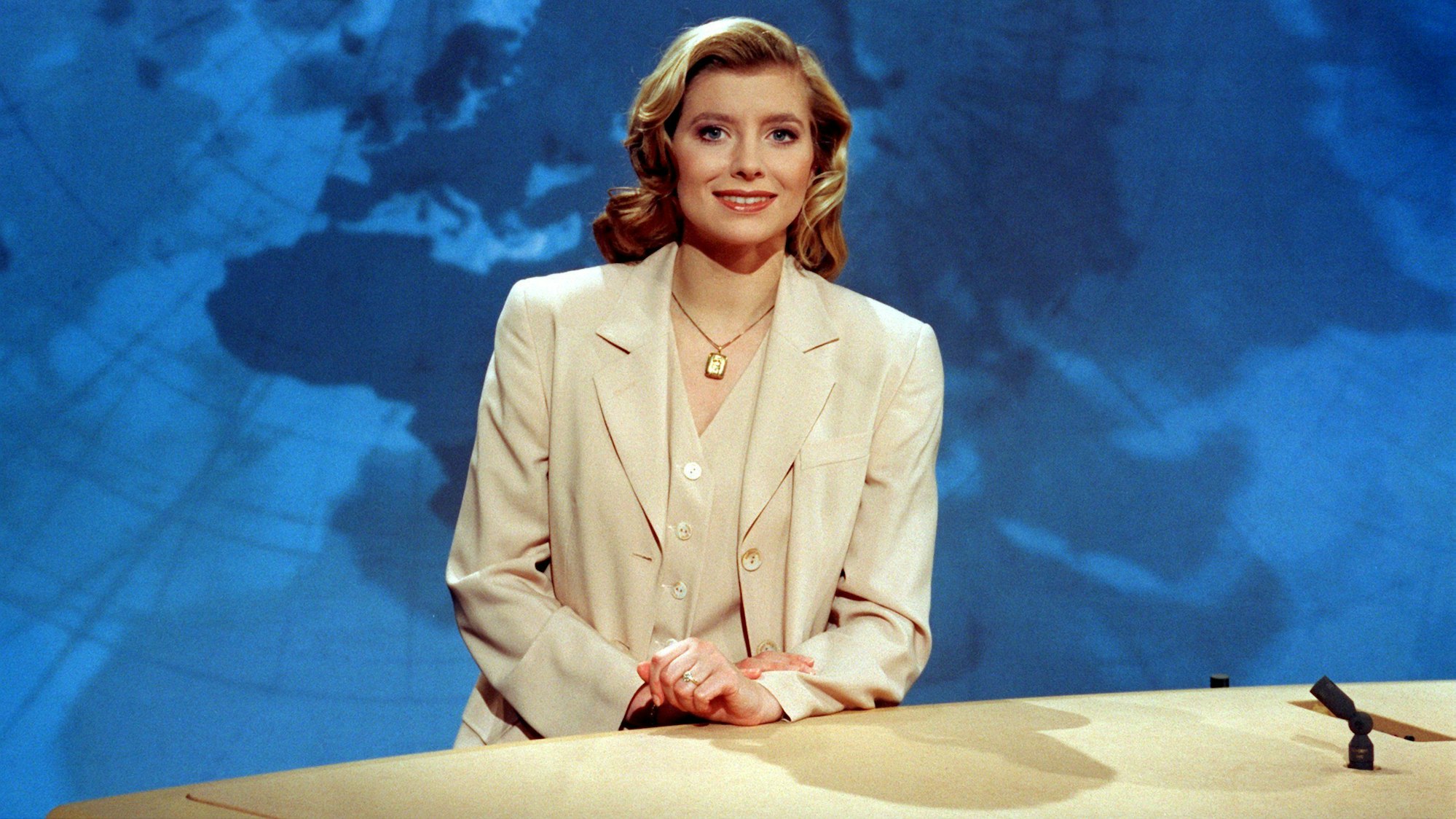 Susan Stahnke (Foto aus dem Jahr 1997) präsentiert die ARD-„Tagesschau“.