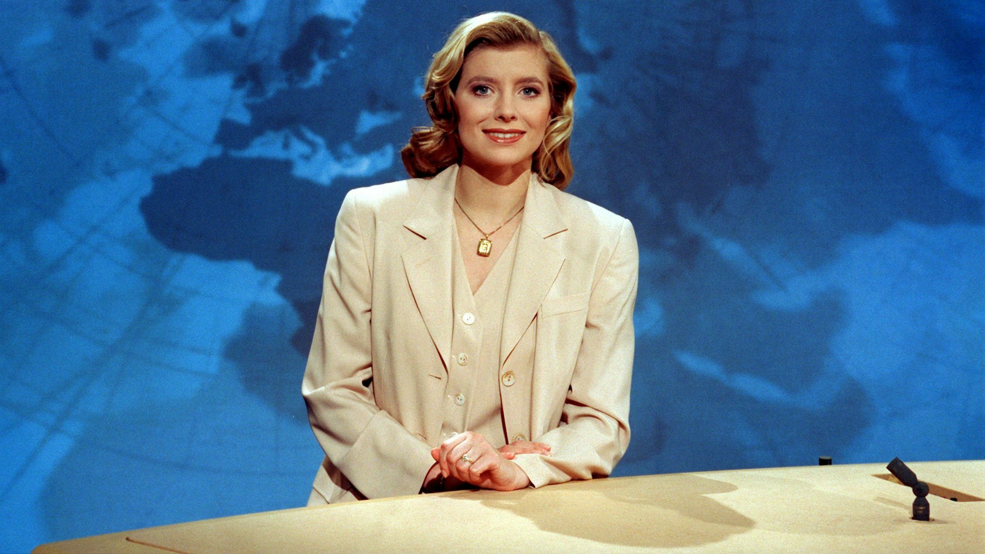 Susan Stahnke (Foto aus dem Jahr 1997) präsentiert die ARD-„Tagesschau“.