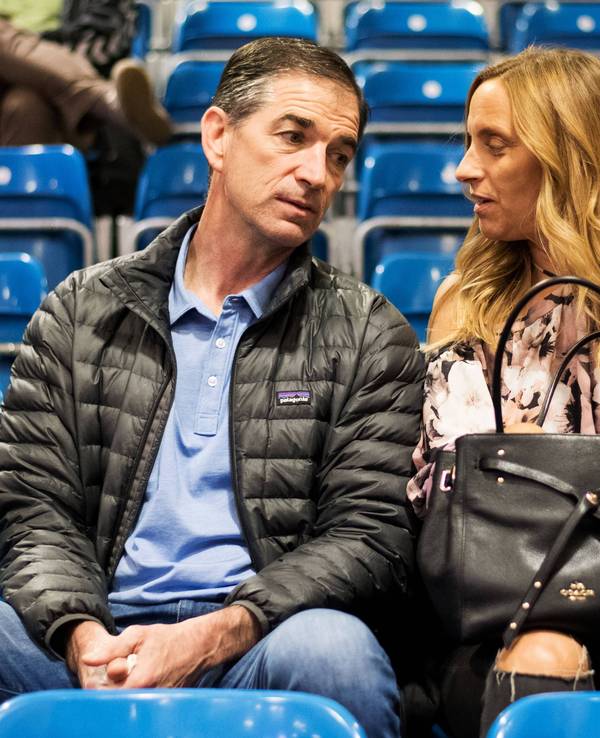 USA-Legende John Stockton zu Gast in der Sparkassen Arena Jena beim Spiel Science City Jena vs BG Göttingen.