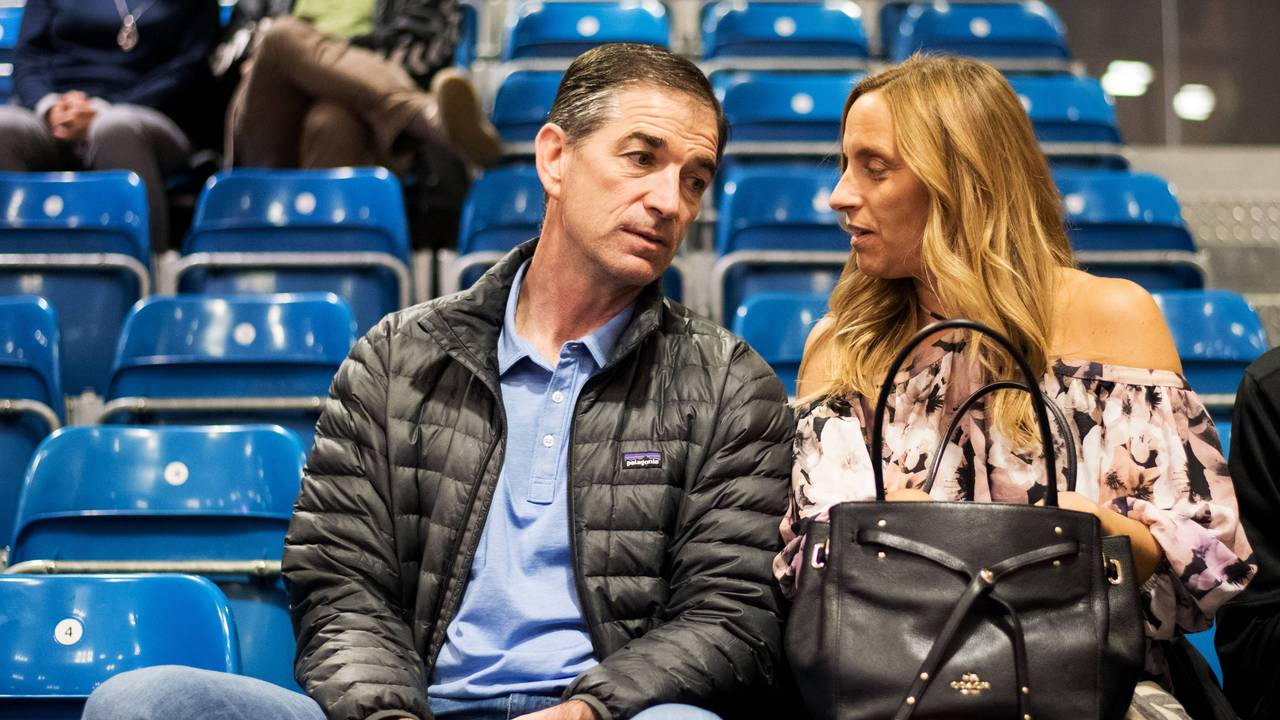 USA-Legende John Stockton zu Gast in der Sparkassen Arena Jena beim Spiel Science City Jena vs BG Göttingen.