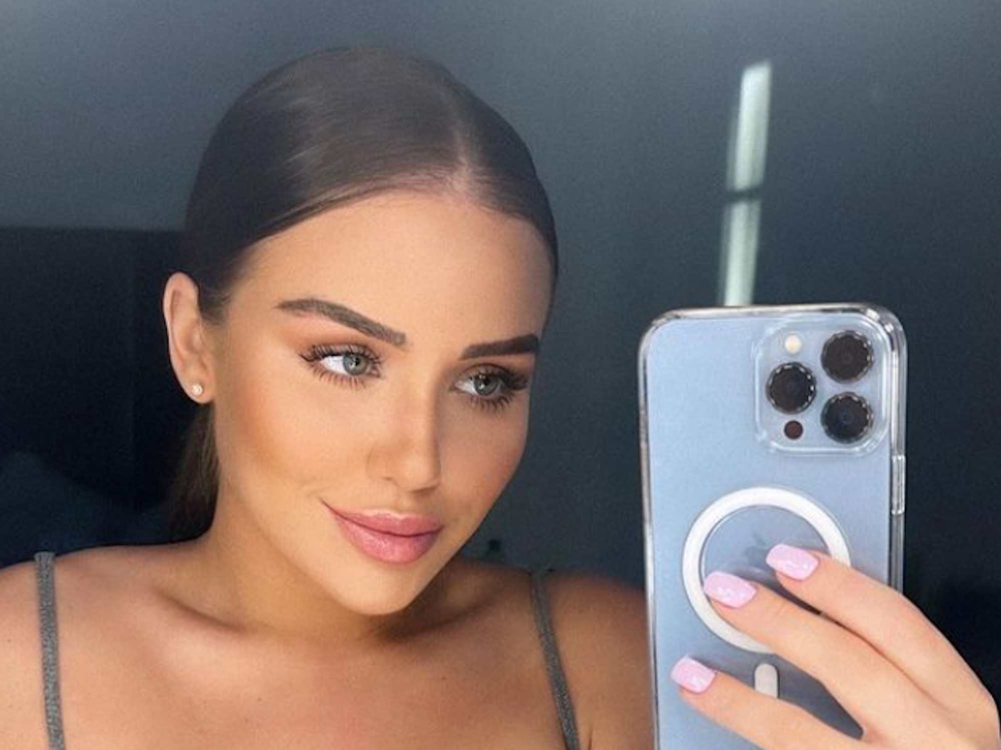 Kim Gloss postete am 25. Januar das Selfie auf ihrem Instagram-Account.