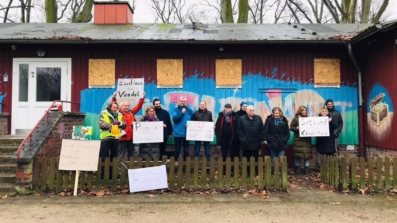 Das denkmalgeschützte Gebäude im Kölner Volksgarten wird zum Streitobjekt.
