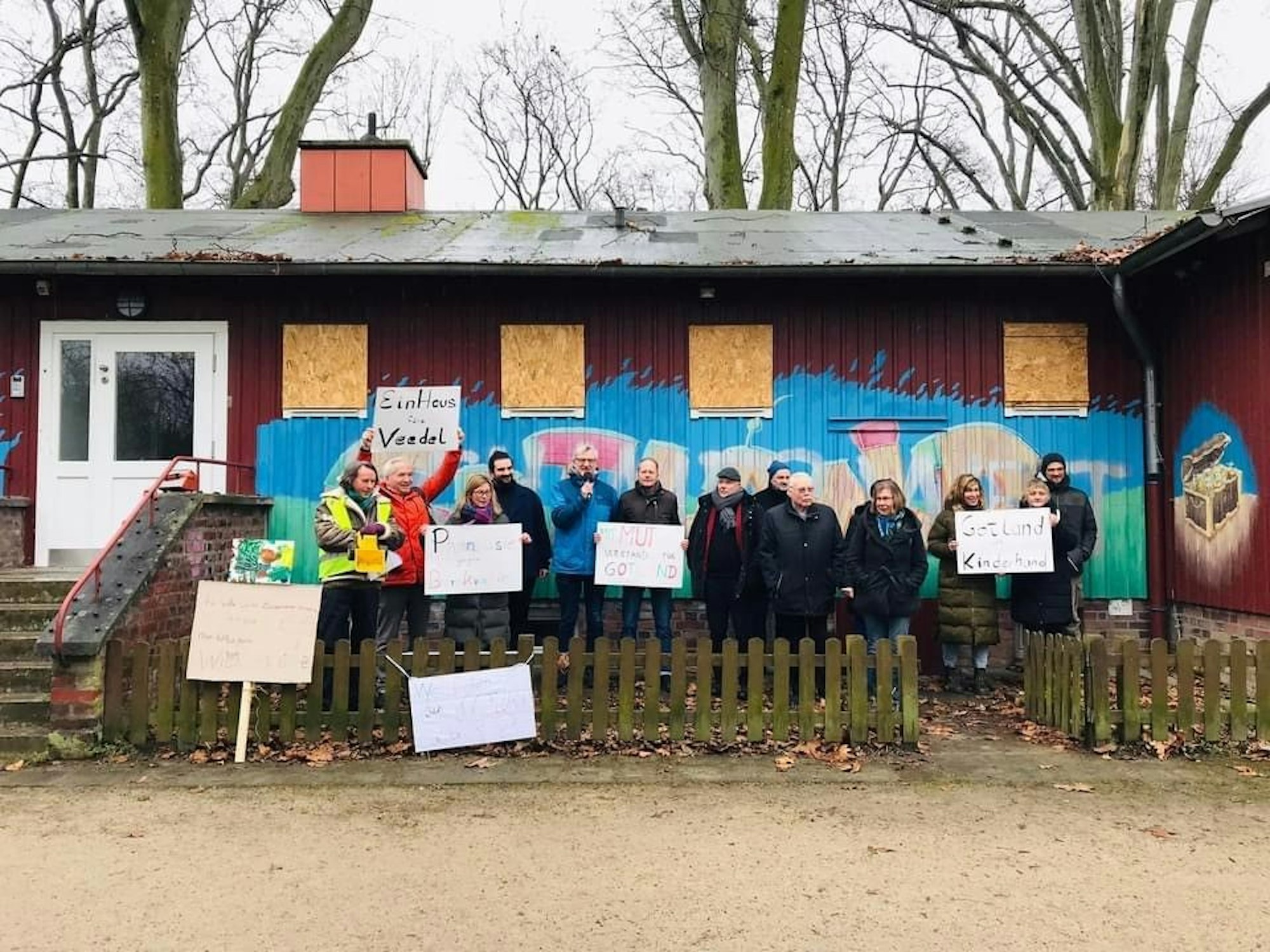 Das denkmalgeschützte Gebäude im Kölner Volksgarten wird zum Streitobjekt.