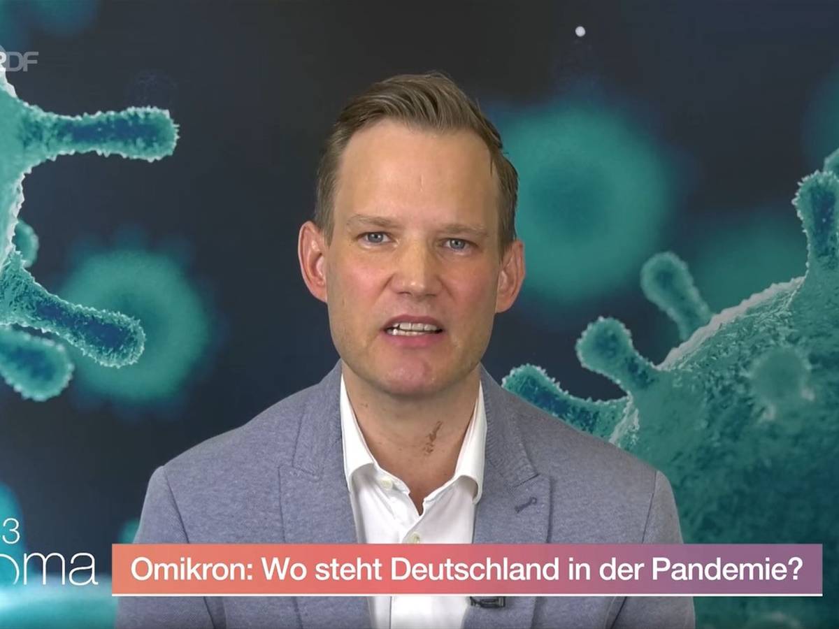 Virologe Hendrik Streeck im ZDF am Freitag (28. Januar).