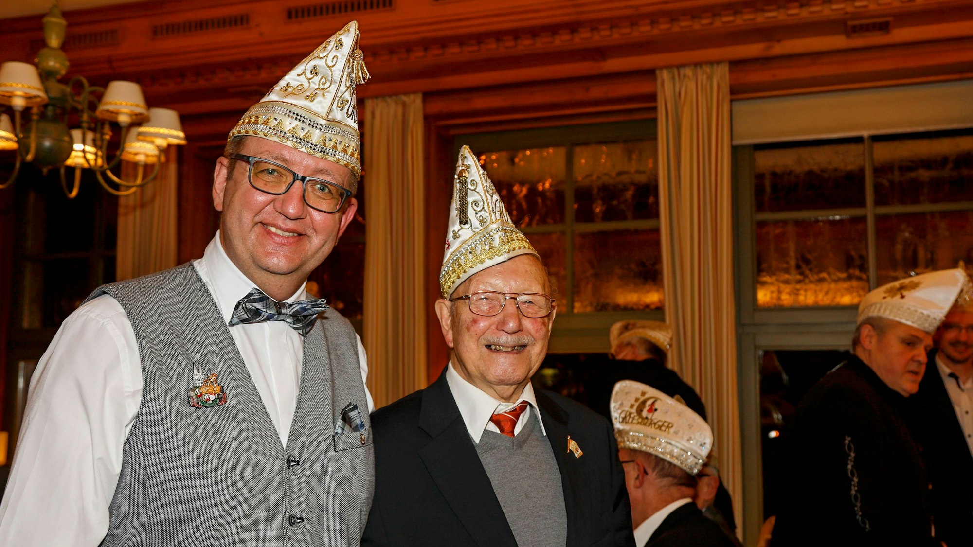 Greesberger beim Stammtisch