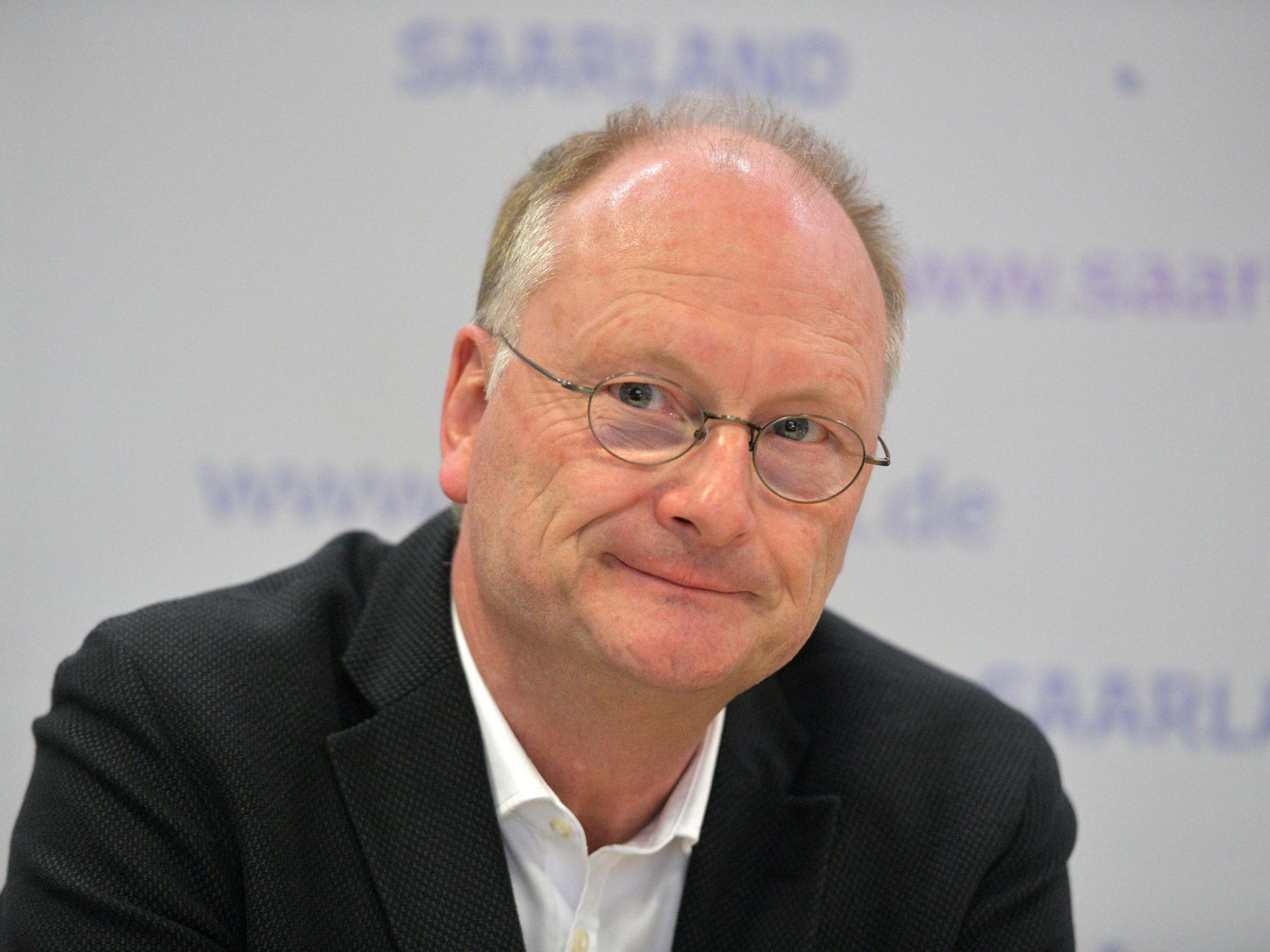 Sven Plöger, ARD-Wettermoderator und Diplom-Meteorologe, aufgenommen im Saarländischen Umweltministerium