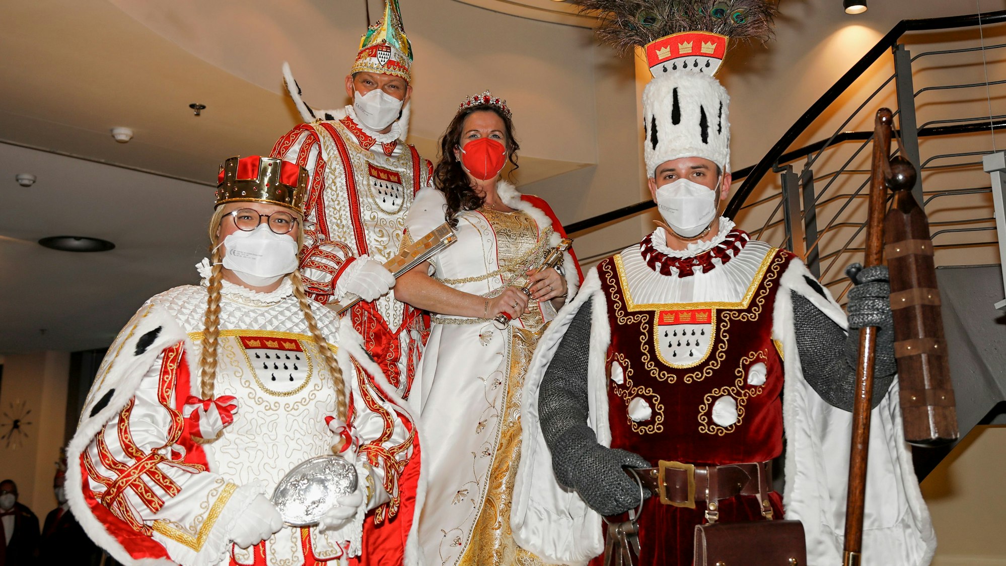 Dreigestirn mit Gleueler Prinzessin